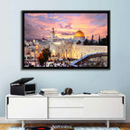 Jerusalem Old City Sunset Wall Art