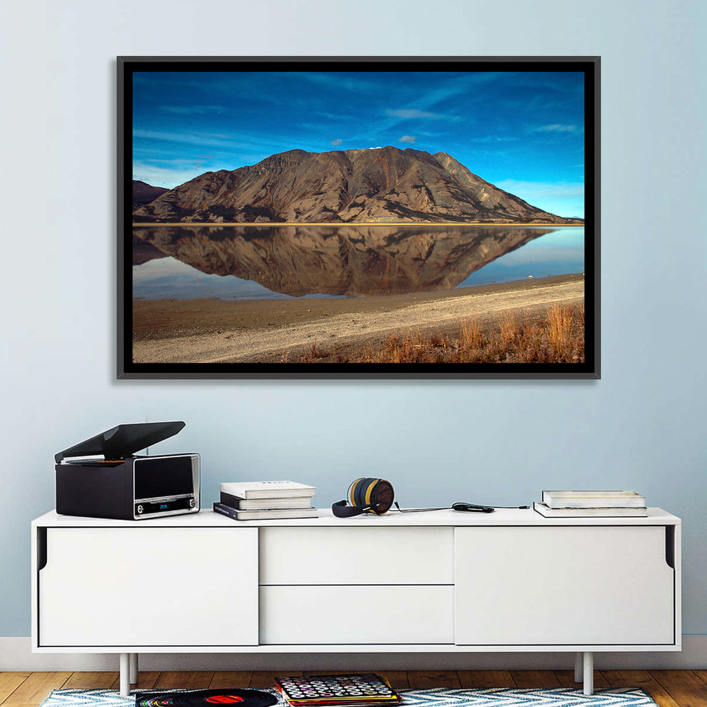 Rocky Peak Reflection, Kluane Lake Wall Art