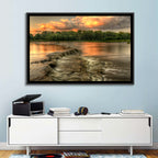 Maumee River Sunset Wall Art