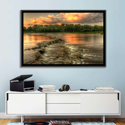 Maumee River Sunset Wall Art