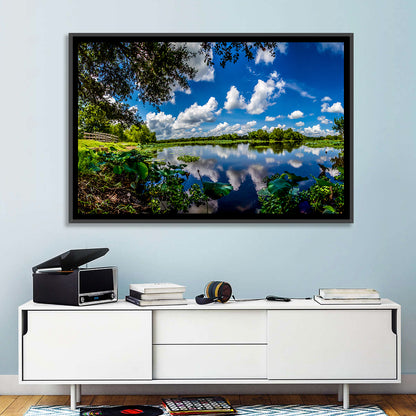 Brazos Bend Lake Reflection Wall Art