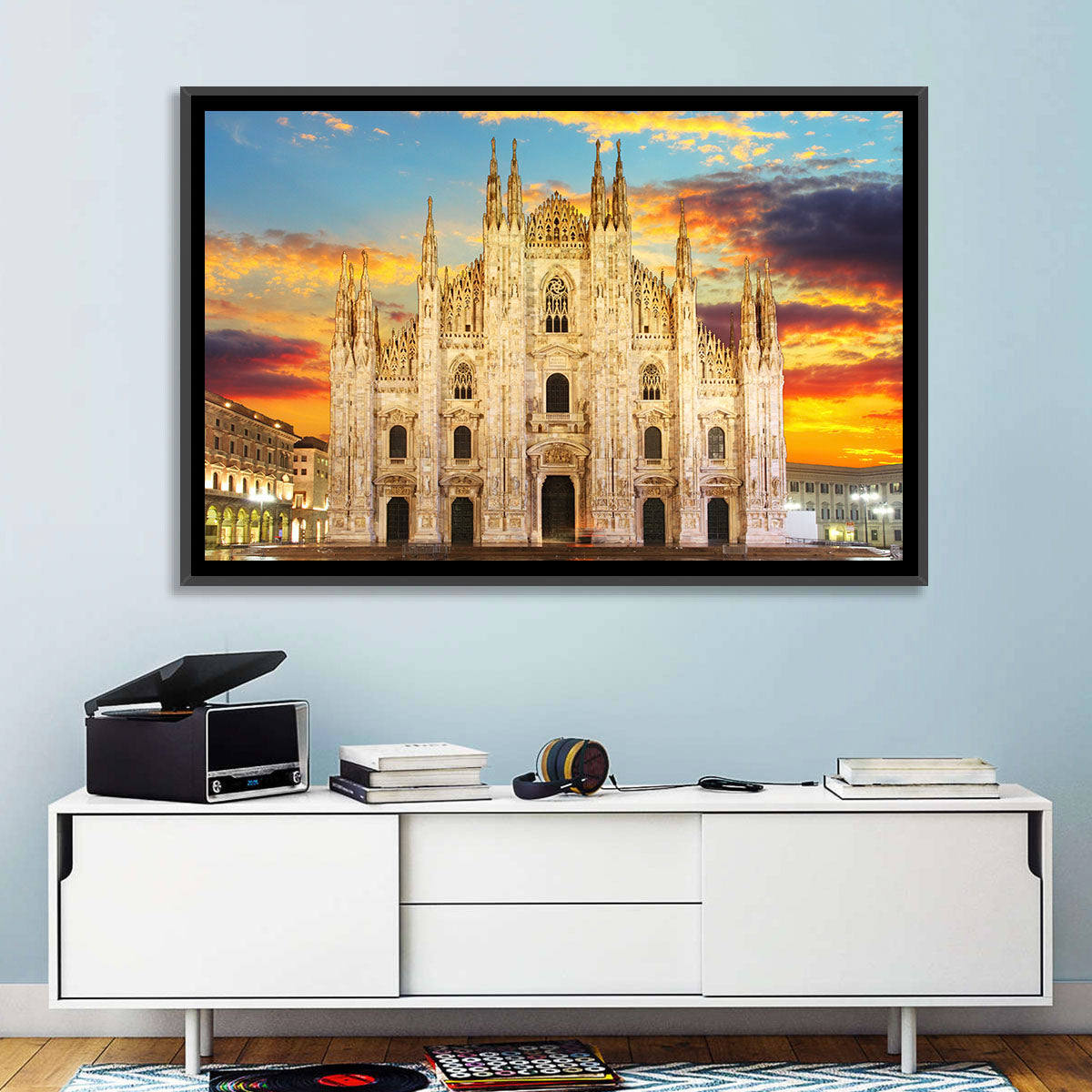 Milan Duomo at Sunset Wall Art