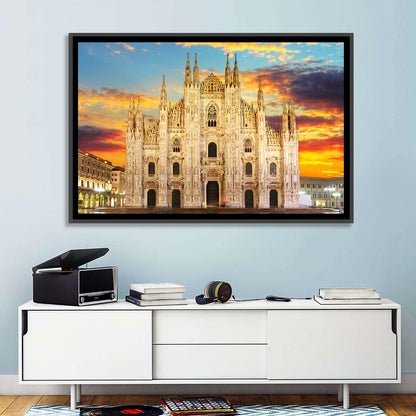 Milan Duomo at Sunset Wall Art