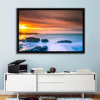 Reykjanes Golden Hour Beach Wall Art