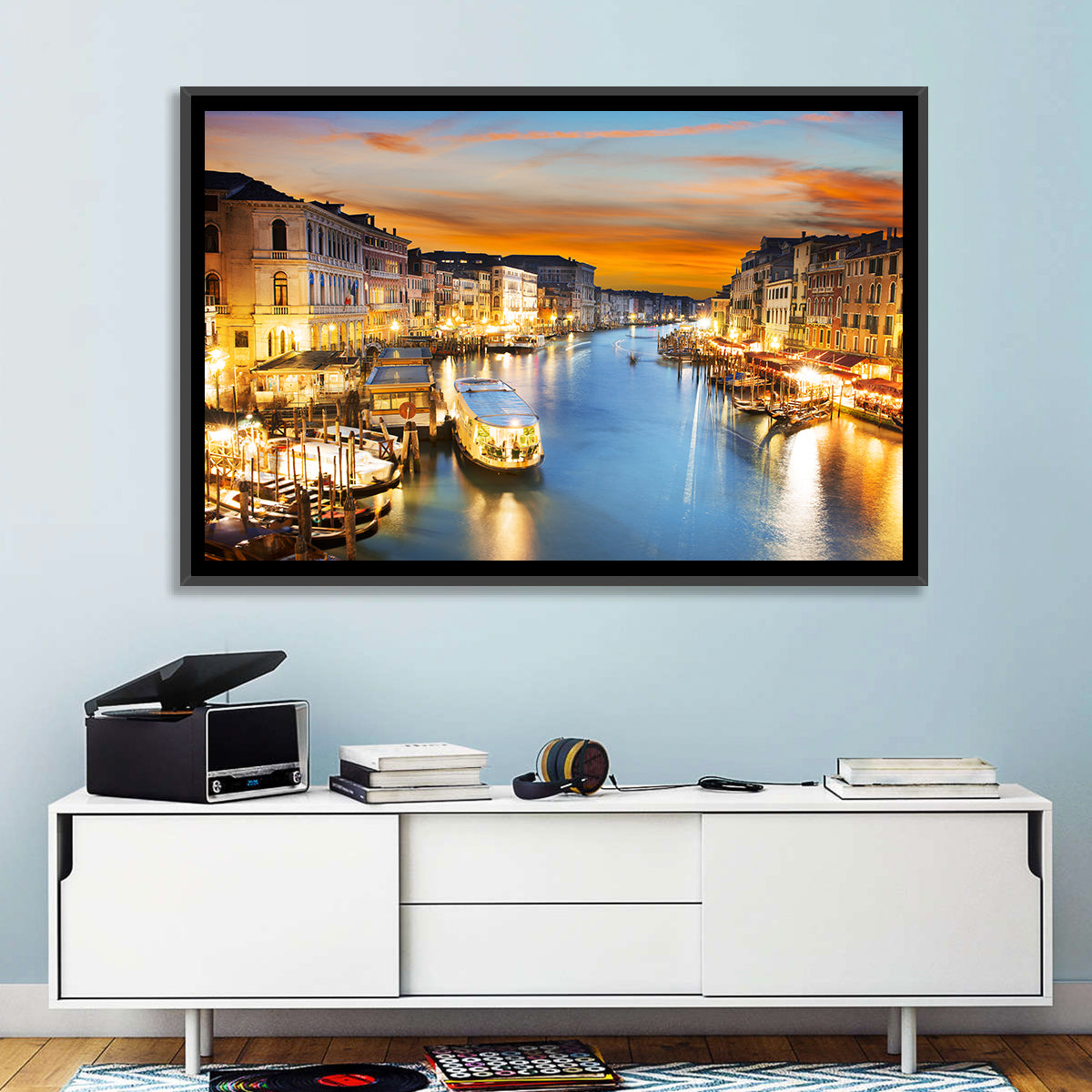 Venice Grand Canal at Dusk Wall Art