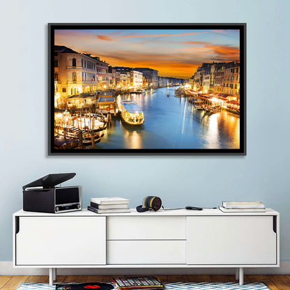 Venice Grand Canal at Dusk Wall Art