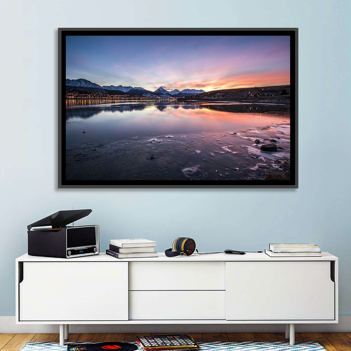 Ushuaia Twilight Reflection Wall Art