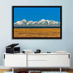 Snow-capped Peaks Over Lake Titicaca Wall Art