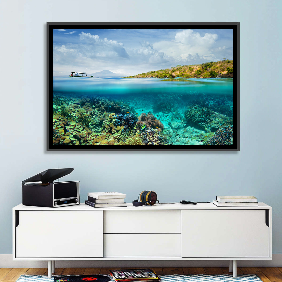Menjangan Island Split View Wall Art