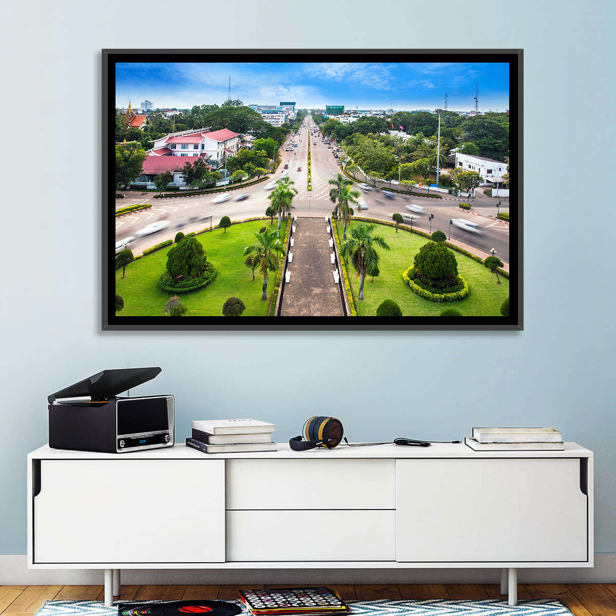 Phnom Penh Independence Monument Boulevard Wall Art