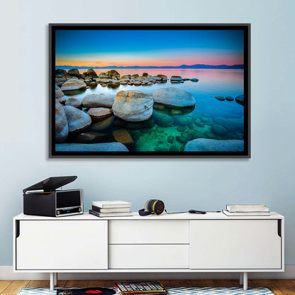 Lake Tahoe Sunset Boulders Wall Art
