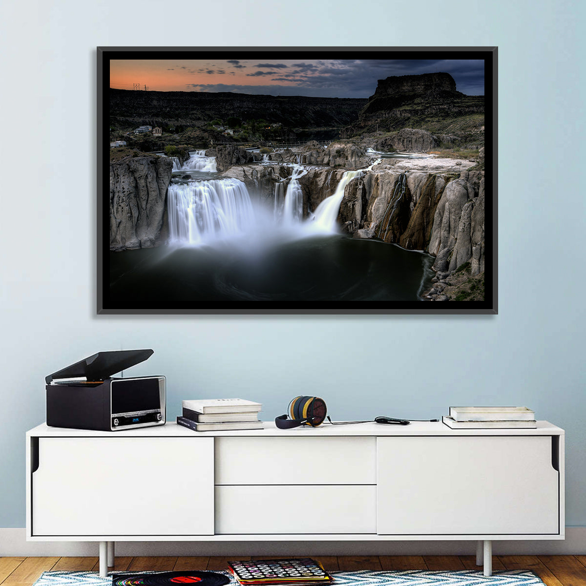 Shoshone Falls at Dusk Wall Art