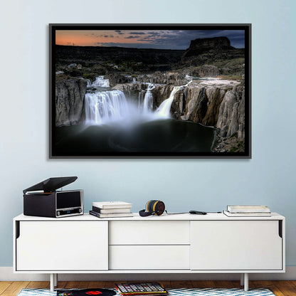 Shoshone Falls at Dusk Wall Art