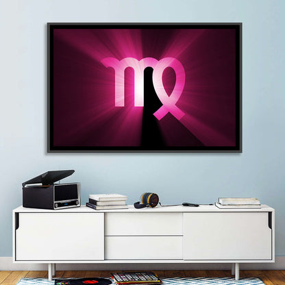 Radiant Virgo Symbol Wall Art
