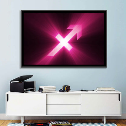 Cosmic Sagittarius Symbol Wall Art
