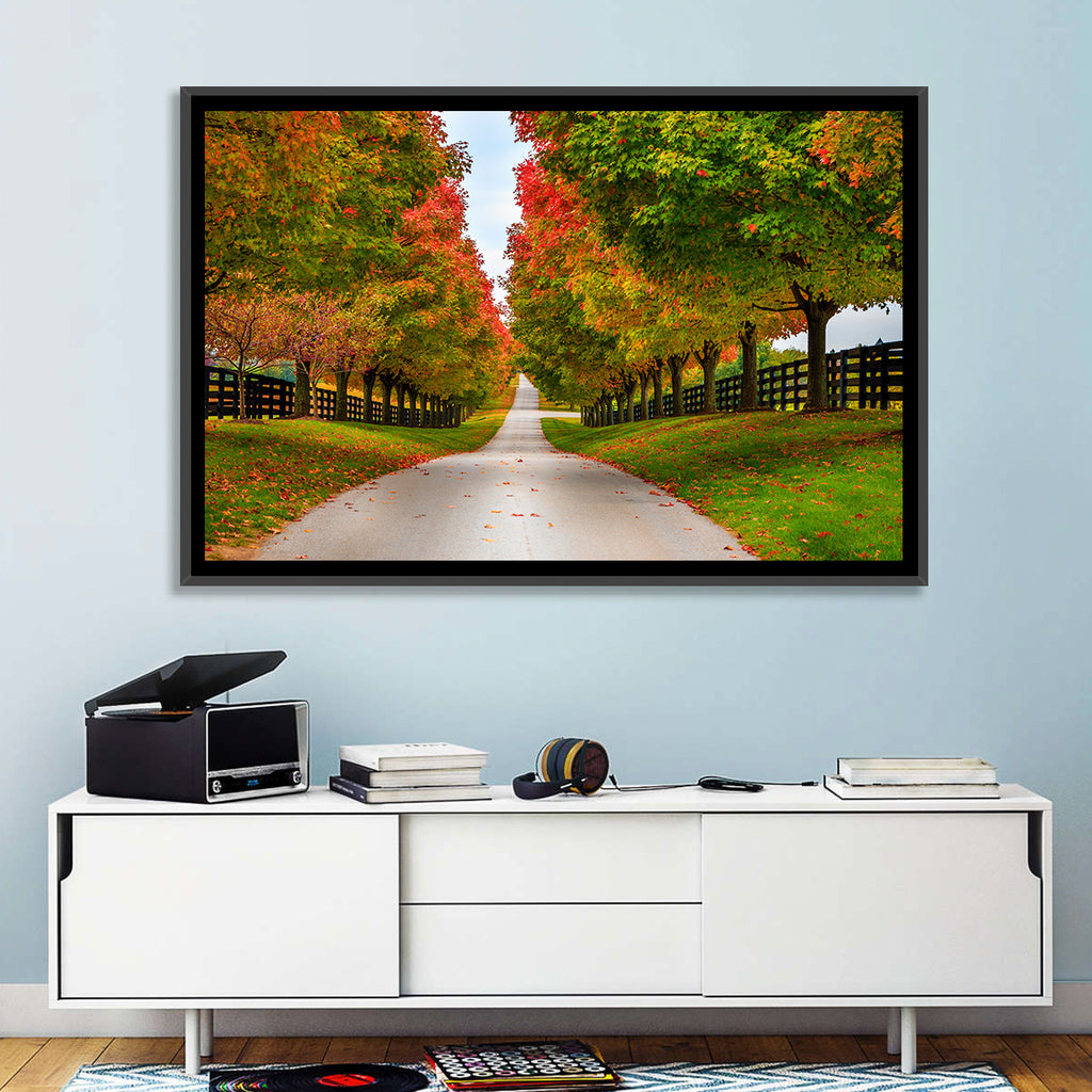 Tree-lined Farm Lane, Kentucky Wall Art