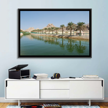 Palm Lake Reflections Wall Art