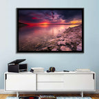 Benbrook Lake Sunset Reflection Wall Art