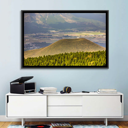 Mount Aso Komezuka Crater Wall Art