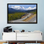 Alaska Highway Winding Road and Rv Wall Art