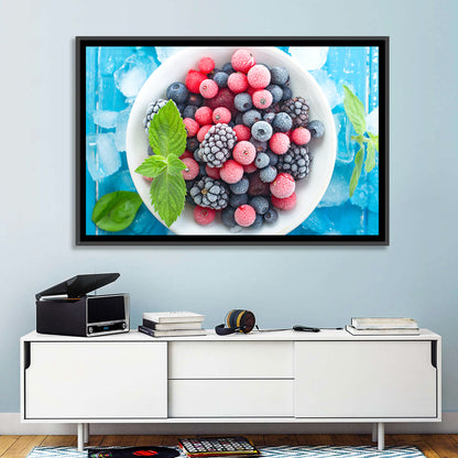 Frozen Berry Bowl Wall Art