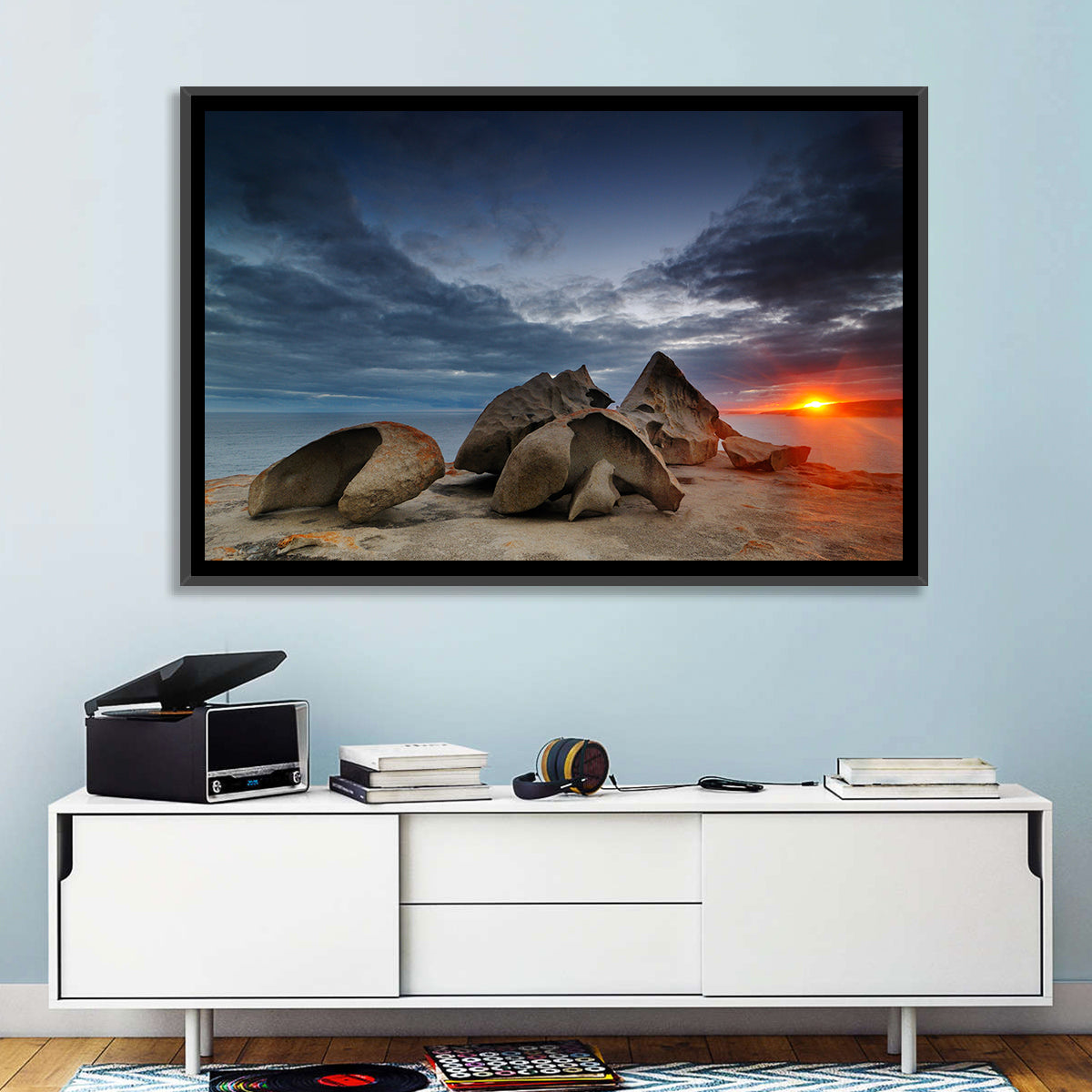 Remarkable Rocks Sunset, Kangaroo Island Wall Art