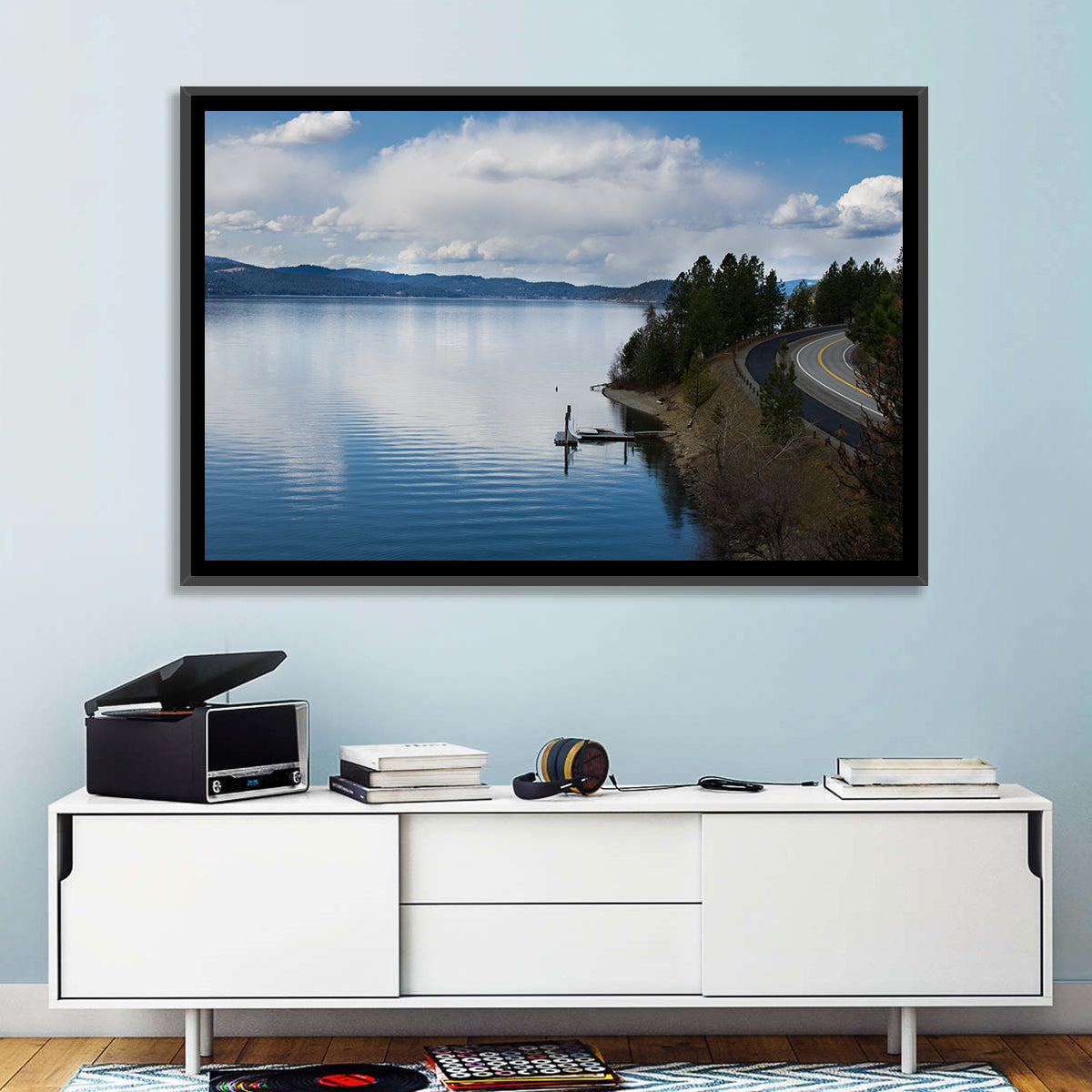 Coeur D'alene Lakeshore View Wall Art