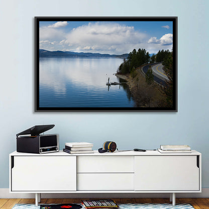 Coeur D'alene Lakeshore View Wall Art