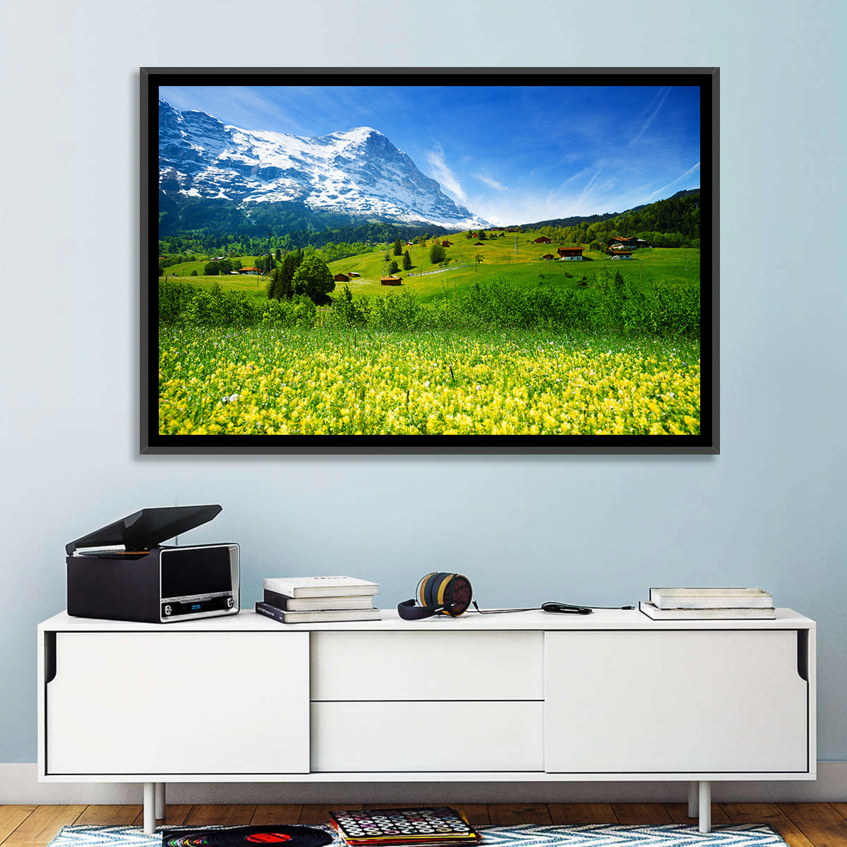 Alpine Wildflower Meadow Wall Art