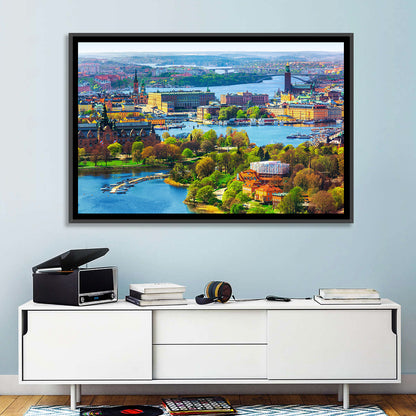 Gamla Stan Waterfront Wall Art