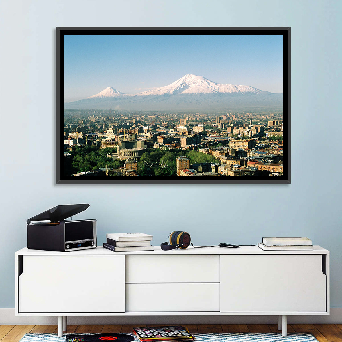 Mount Ararat From Yerevan Wall Art
