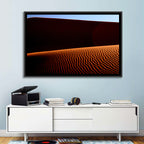 Golden Hour Sand Dunes Wall Art