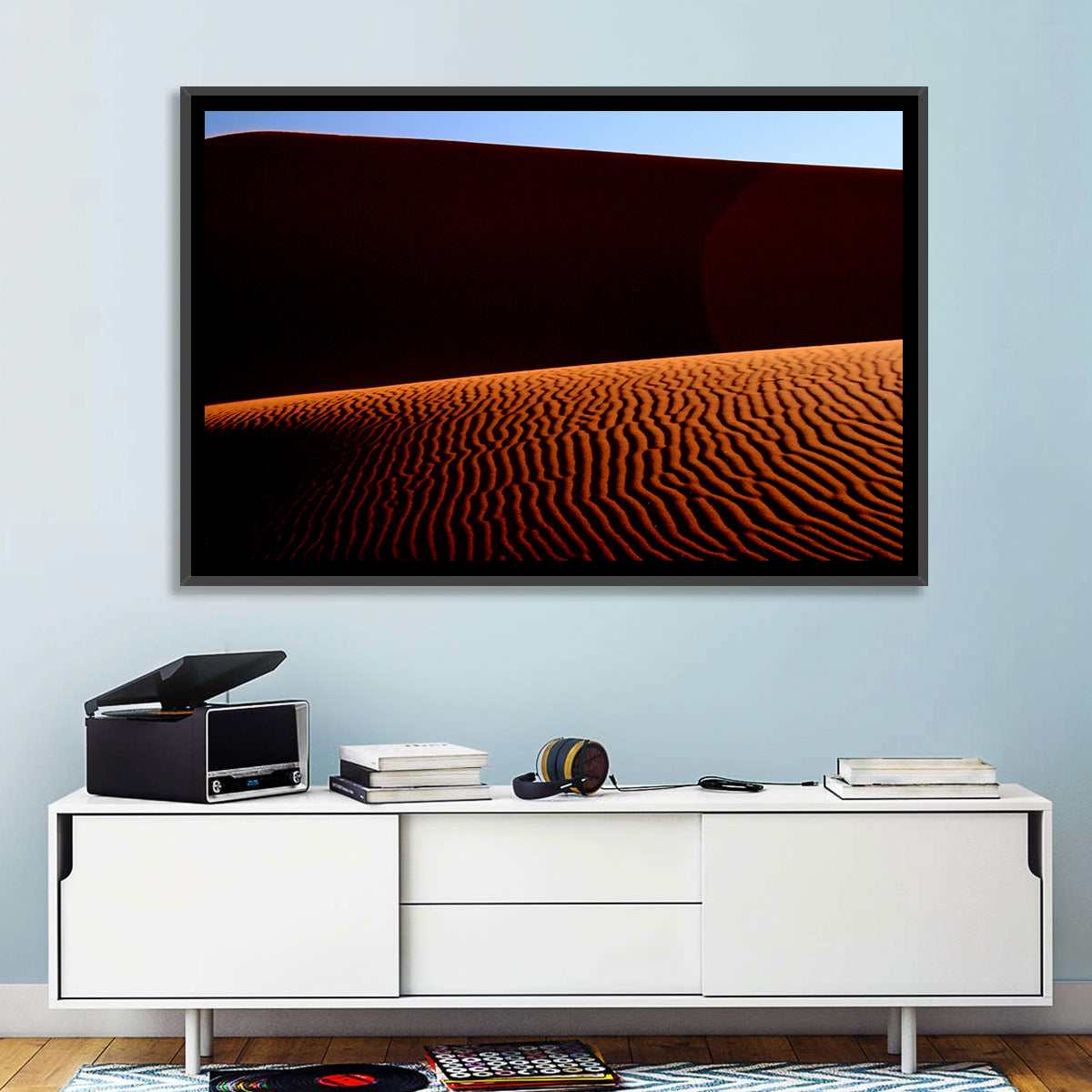 Golden Hour Sand Dunes Wall Art