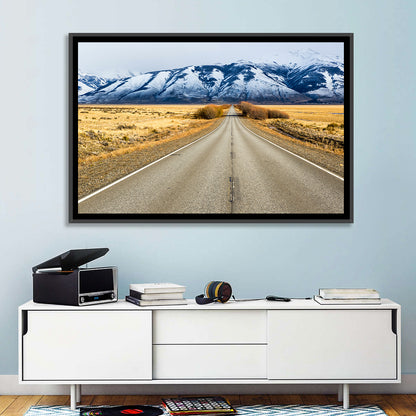 El Calafate Road with Snow Peaks Wall Art