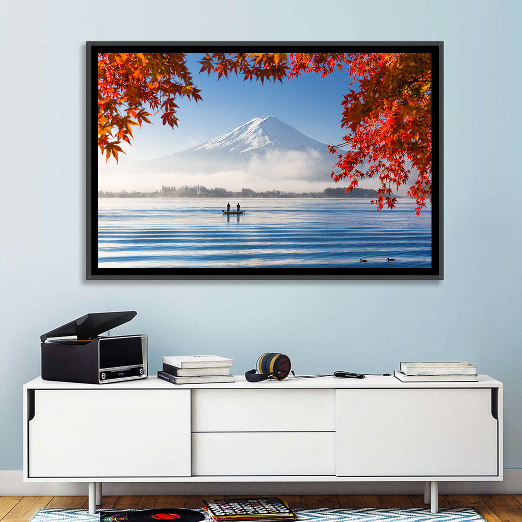 Mount Fuji Over Lake Kawaguchiko Wall Art