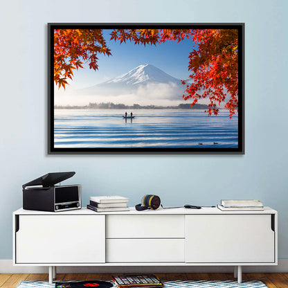 Mount Fuji Over Lake Kawaguchiko Wall Art