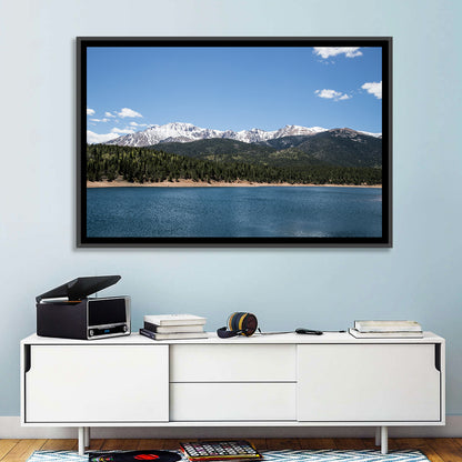 Pikes Peak From Crystal Lake Wall Art