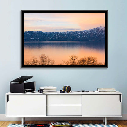 Lake Sevan Golden Dusk Wall Art