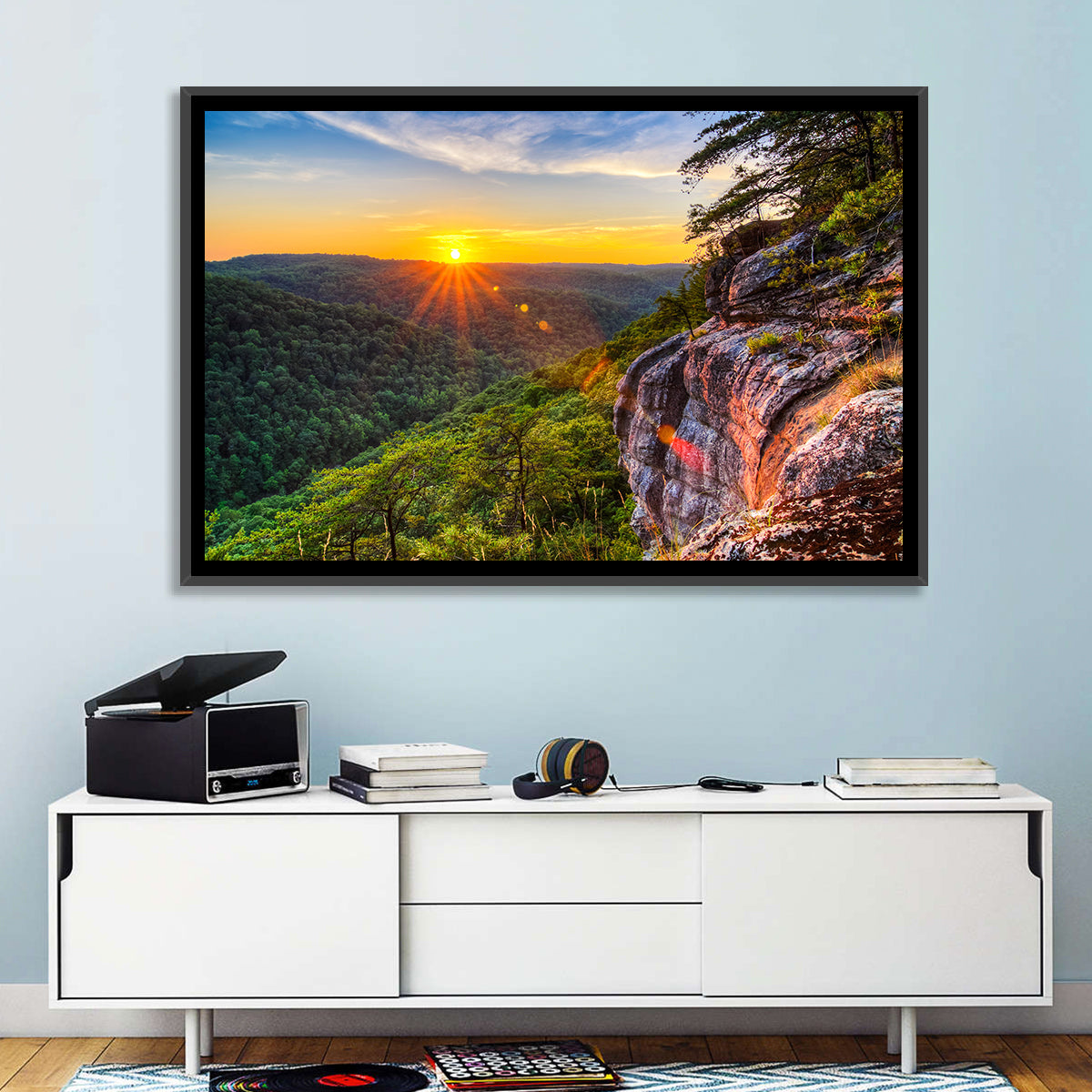 Big South Fork Gorge Sunset Wall Art