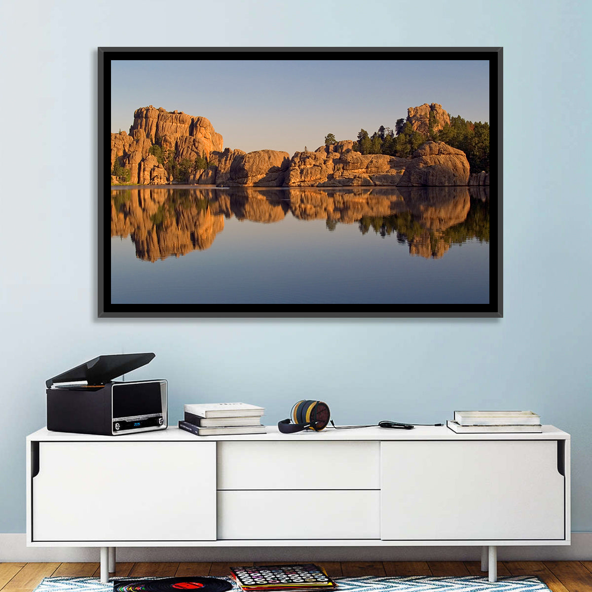 Sylvan Lake Reflection Wall Art