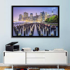 Manhattan Skyline at Twilight Wall Art
