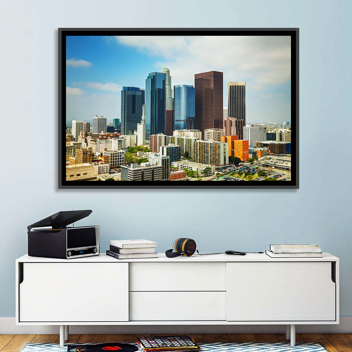 Downtown Los Angeles Skyline Cityscape Wall Art
