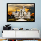 Hluboká Castle at Sunset Wall Art