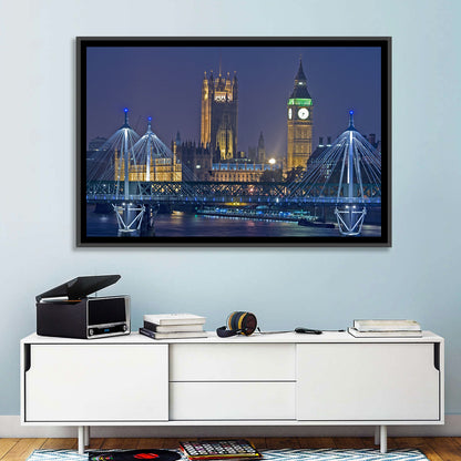 Big Ben Night Skyline Wall Art