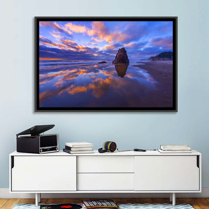 Oregon Coast Sea Stack Sunset Wall Art
