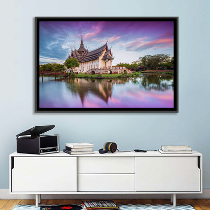 Sanphet Prasat Palace at Dusk Wall Art