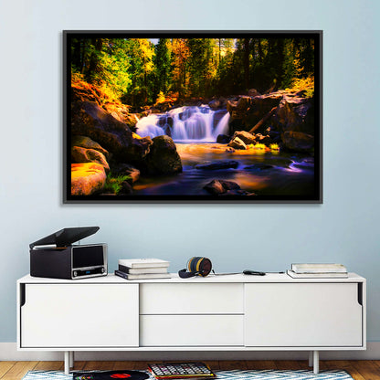 Mountain Waterfall Wall Art