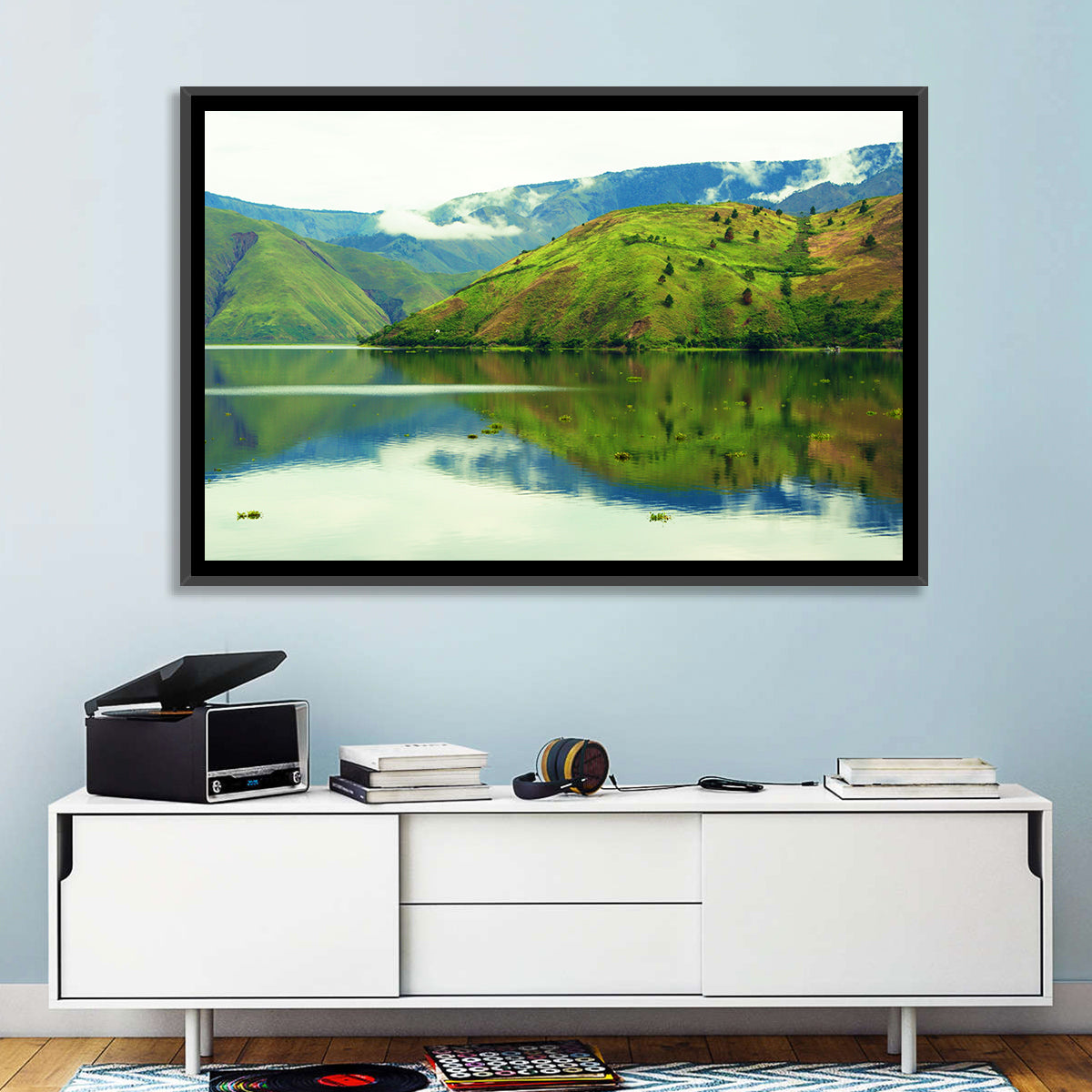 Lake Toba Reflection Wall Art