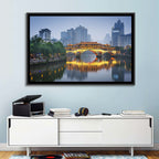 Anshun Bridge at Twilight Wall Art