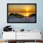Lake Michigan Sunset Dunes Wall Art
